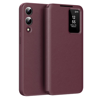 Pouzdro pro Samsung Galaxy S25 Edge S937, Techsuit, SmartView, červené