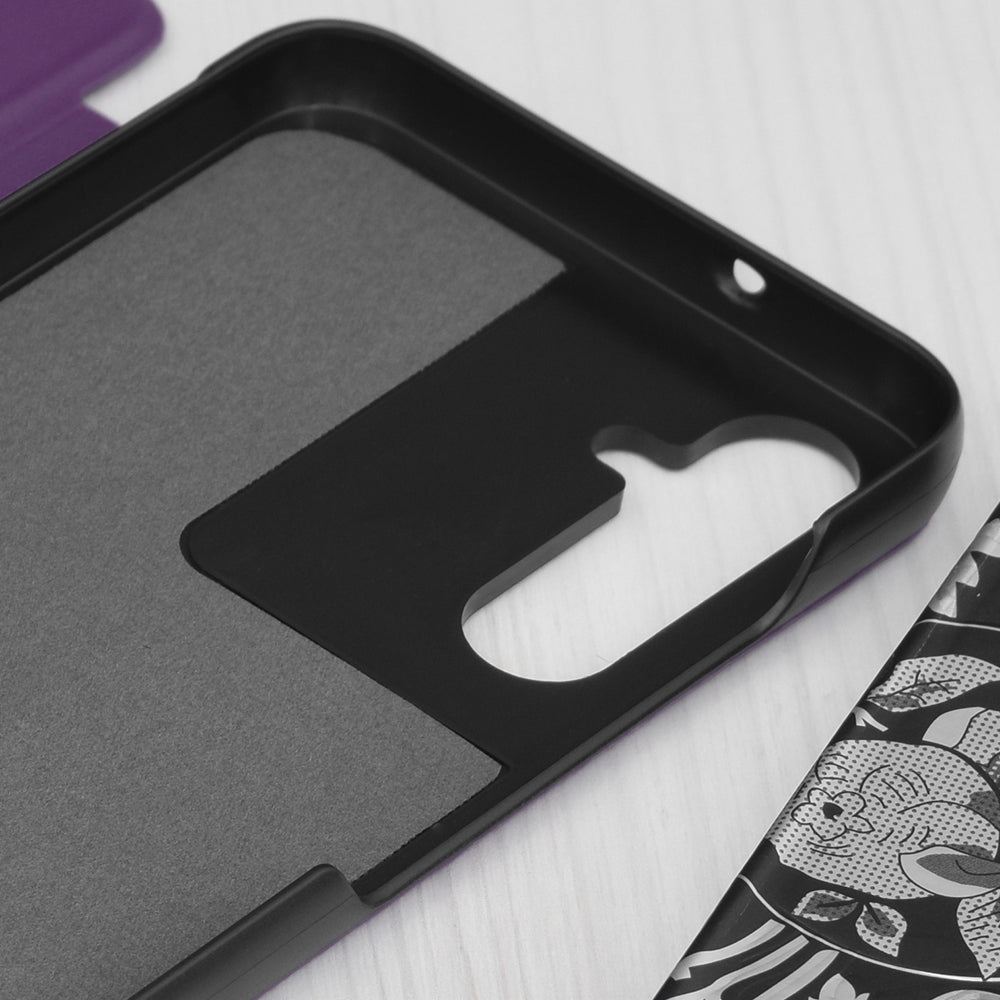 Pouzdro pro Samsung Galaxy S25 FE, Techsuit, eFold, Fialové