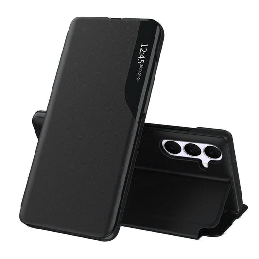 Pouzdro pro Samsung Galaxy S25 FE, Techsuit, eFold, Černá
