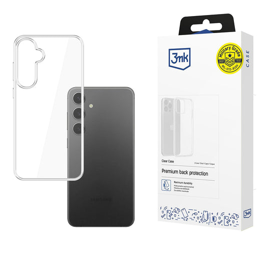 Pouzdro pro Samsung Galaxy S25+ S936, 3MK, Clear, Průhledné