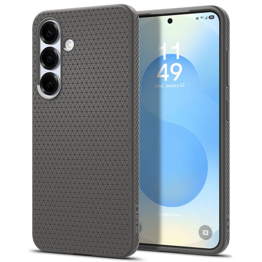Pouzdro pro Samsung Galaxy S25+ S936, Spigen, Liquid Air, šedé ACS08980