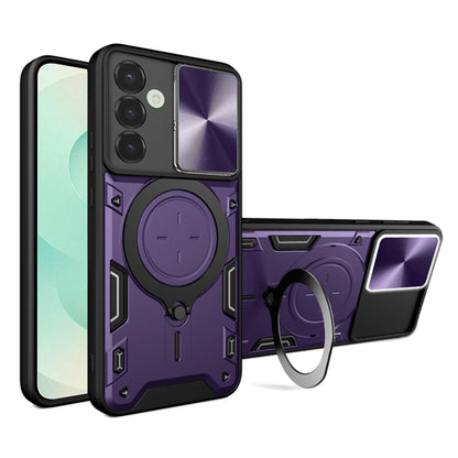 Pouzdro pro Samsung Galaxy S25+ S936, Techsuit, CamGuard Pro, fialové