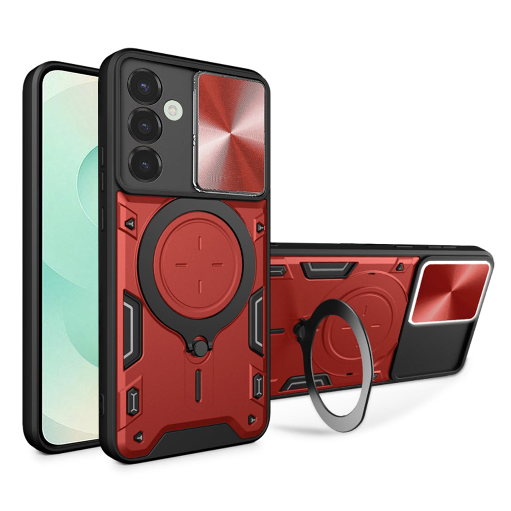 Pouzdro pro Samsung Galaxy S25+ S936, Techsuit, CamGuard Pro, červené