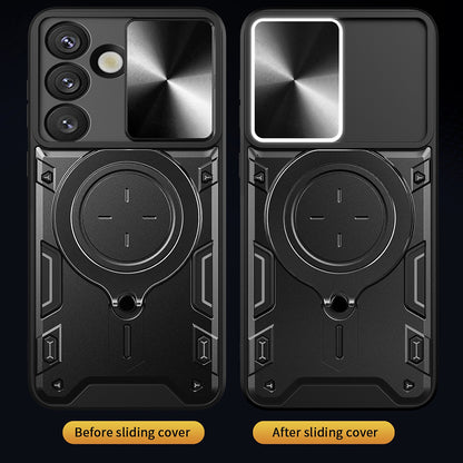 Pouzdro pro Samsung Galaxy S25+ S936, Techsuit, CamGuard Pro, červené