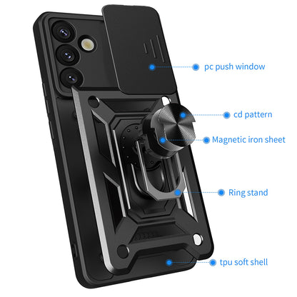 Pouzdro pro Samsung Galaxy S25+ S936, Techsuit, CamShield, Modré