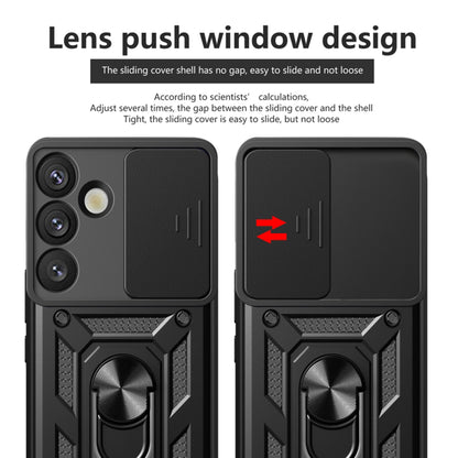 Pouzdro pro Samsung Galaxy S25+ S936, Techsuit, CamShield, Černé