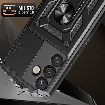 Pouzdro pro Samsung Galaxy S25+ S936, Techsuit, CamShield, Černé