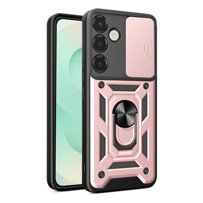 Pouzdro pro Samsung Galaxy S25+ S936, Techsuit, CamShield, Růžové