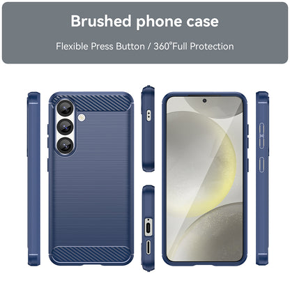 Pouzdro pro Samsung Galaxy S25+ S936, Techsuit, Carbon, Modré
