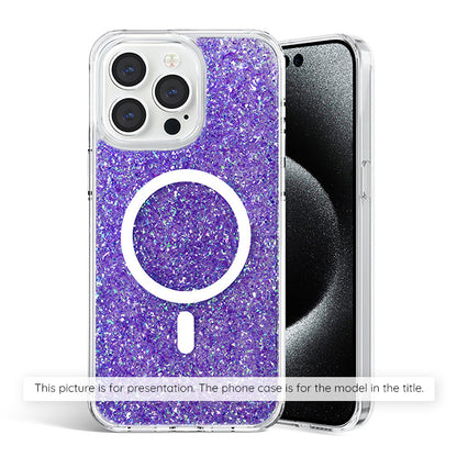 Pouzdro pro Samsung Galaxy S25+ S936, Techsuit, Třpytivý Glitter, Fialové
