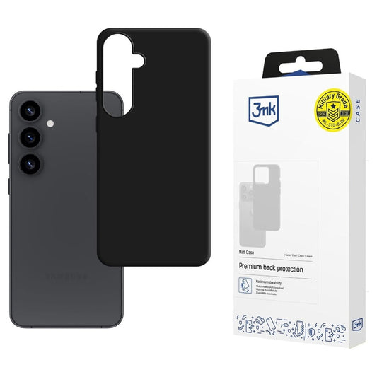 Pouzdro pro Samsung Galaxy S25 S931, 3MK, Černá matná