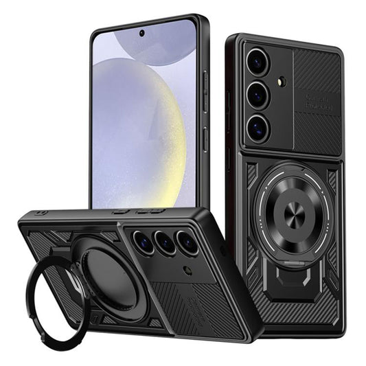 Pouzdro pro Samsung Galaxy S25 S931 / S24 S921, Techsuit, RuggedCam, Černé