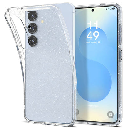Pouzdro pro Samsung Galaxy S25 S931, Spigen, Liquid Crystal Glitter, Průhledné ACS08997