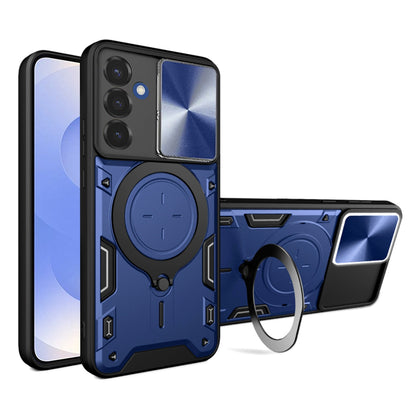 Pouzdro pro Samsung Galaxy S25 S931, Techsuit, CamGuard Pro, Modré