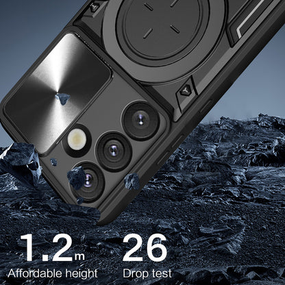 Pouzdro pro Samsung Galaxy S25 S931, Techsuit, CamGuard Pro, Modré