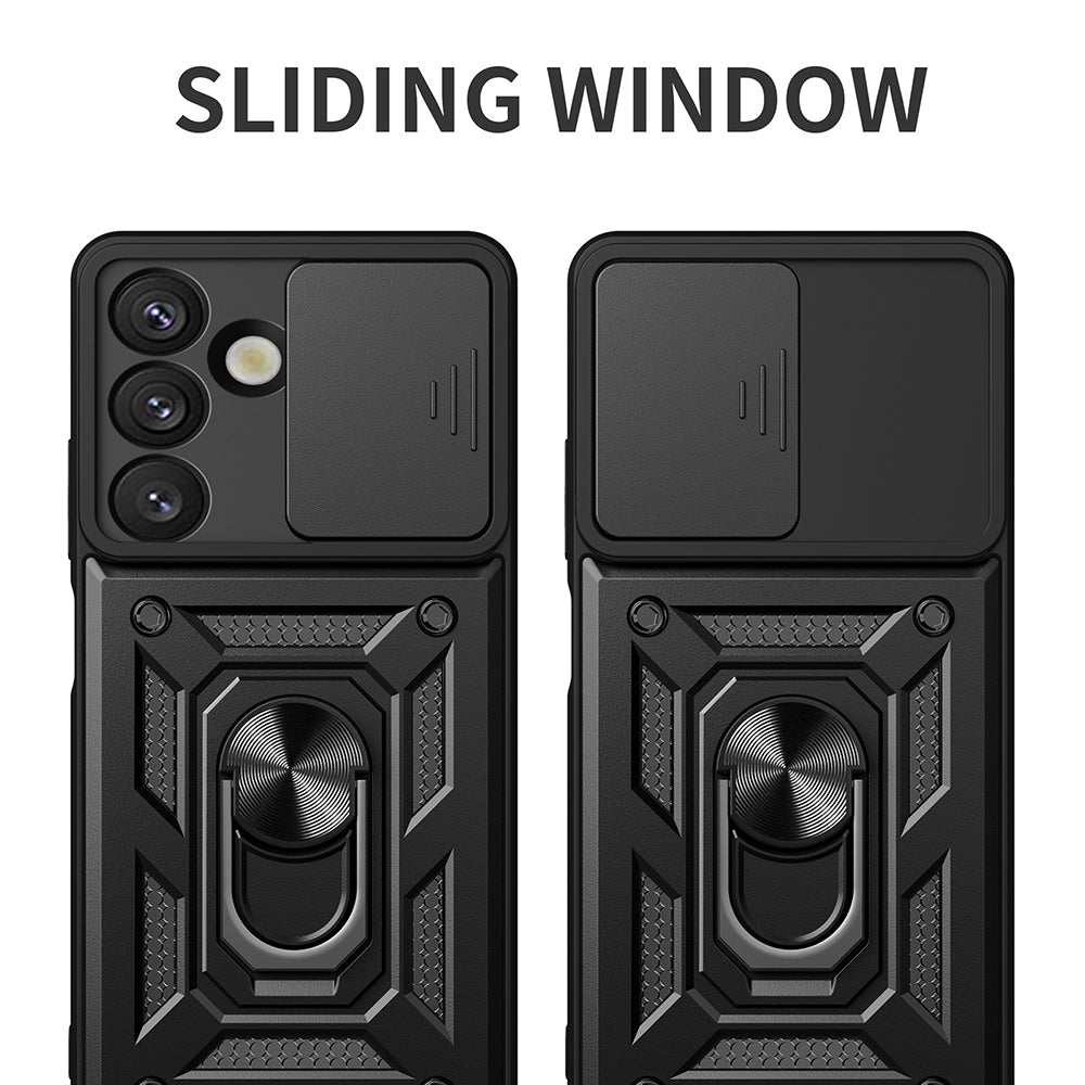 Pouzdro pro Samsung Galaxy S25 S931, Techsuit, CamShield, Černá