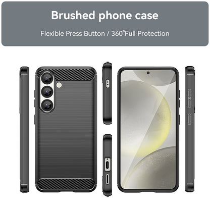 Pouzdro pro Samsung Galaxy S25 S931, Techsuit, Carbon, Černé
