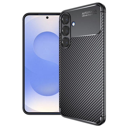 Pouzdro pro Samsung Galaxy S25 S931, Techsuit, CarbonFiber, Černé
