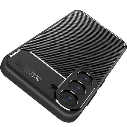 Pouzdro pro Samsung Galaxy S25 S931, Techsuit, CarbonFiber, Černé