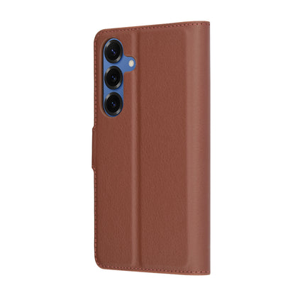 Pouzdro pro Samsung Galaxy S25 S931, Techsuit, kožené folio, hnědé