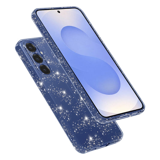 Pouzdro pro Samsung Galaxy S25 S931, Techsuit, SparkleSkin, Průhledné