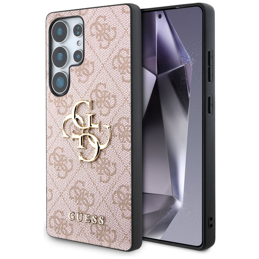 Pouzdro pro Samsung Galaxy S25 Ultra S938, Guess, 4G Big Logo, Růžové