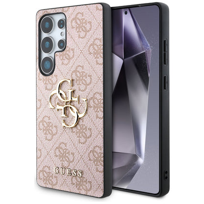 Pouzdro pro Samsung Galaxy S25 Ultra S938, Guess, 4G Big Logo, Růžové