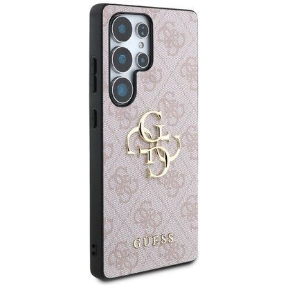 Pouzdro pro Samsung Galaxy S25 Ultra S938, Guess, 4G Big Logo, Růžové