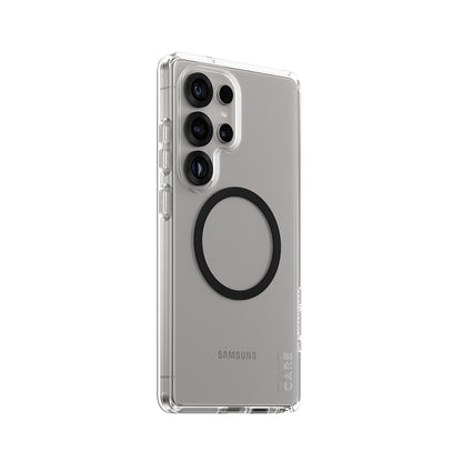 Pouzdro pro Samsung Galaxy S25 Ultra S938, PanzerGlass, Care Urban Combat, Černá průhledná