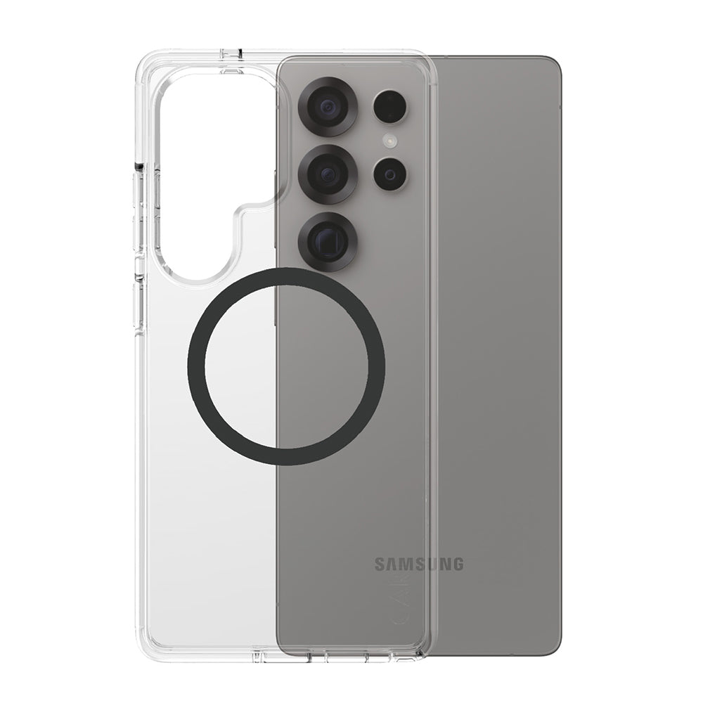 Pouzdro pro Samsung Galaxy S25 Ultra S938, PanzerGlass, Care Urban Combat, Černá průhledná