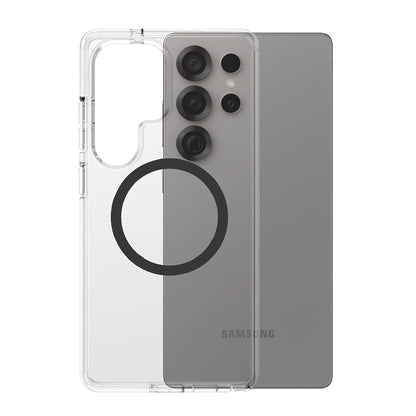 Pouzdro pro Samsung Galaxy S25 Ultra S938, PanzerGlass, Care Urban Combat, Černá průhledná