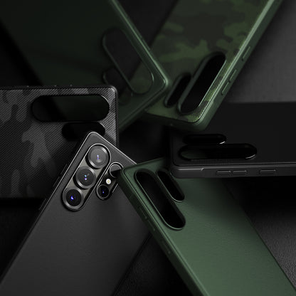 Pouzdro pro Samsung Galaxy S25 Ultra S938, Ringke, Onyx Design, Camouflage