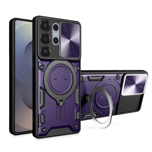Pouzdro pro Samsung Galaxy S25 Ultra S938, Techsuit, CamGuard Pro, Fialové