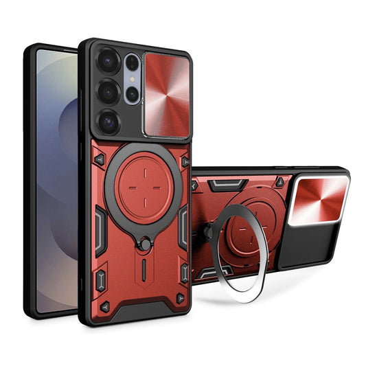 Pouzdro pro Samsung Galaxy S25 Ultra S938, Techsuit, CamGuard Pro, červené
