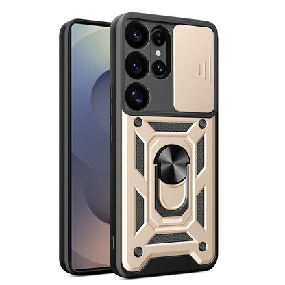Pouzdro pro Samsung Galaxy S25 Ultra S938, Techsuit, CamShield, Zlaté