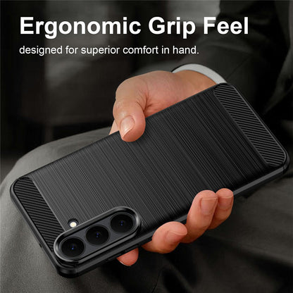 Pouzdro pro Samsung Galaxy S26 FE / S25 FE, Techsuit, Carbon, Modré