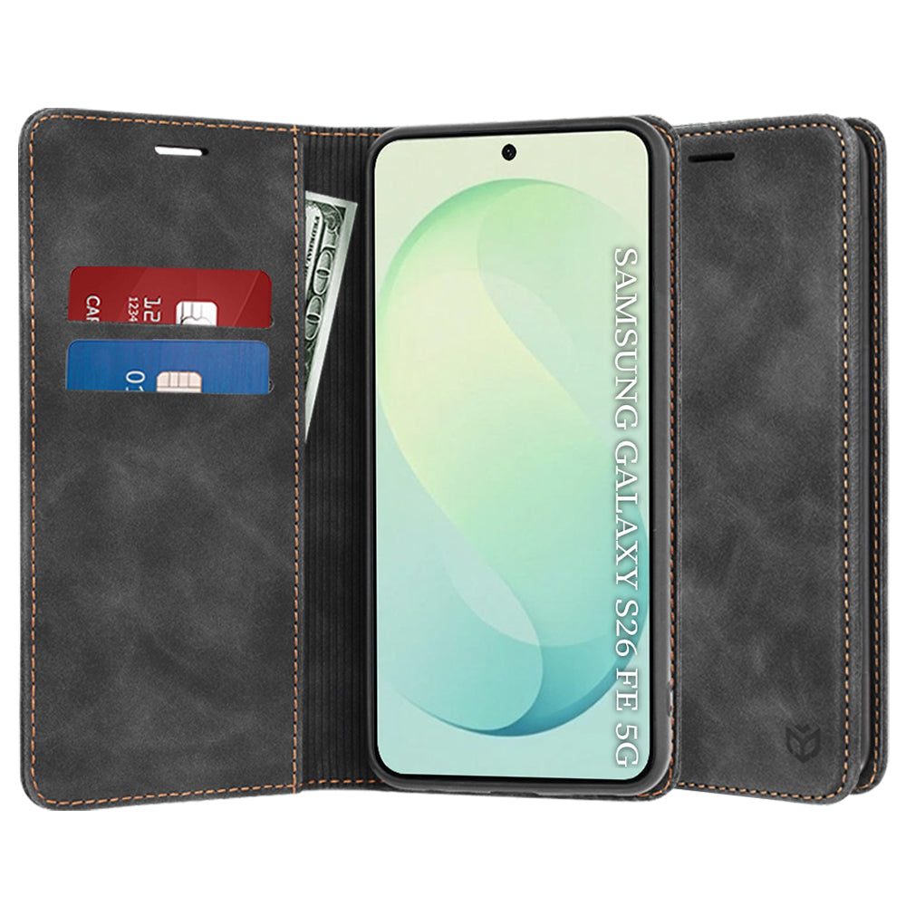 Pouzdro pro Samsung Galaxy S26 FE / S25 FE, Techsuit, Confy, Černé