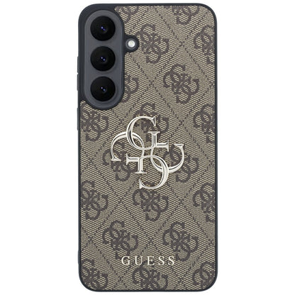 Pouzdro pro Samsung Galaxy S26 FE S741, Guess, 4G kovové logo, hnědé