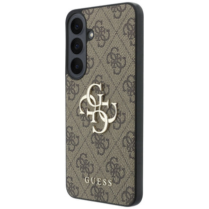 Pouzdro pro Samsung Galaxy S26 FE S741, Guess, 4G kovové logo, hnědé