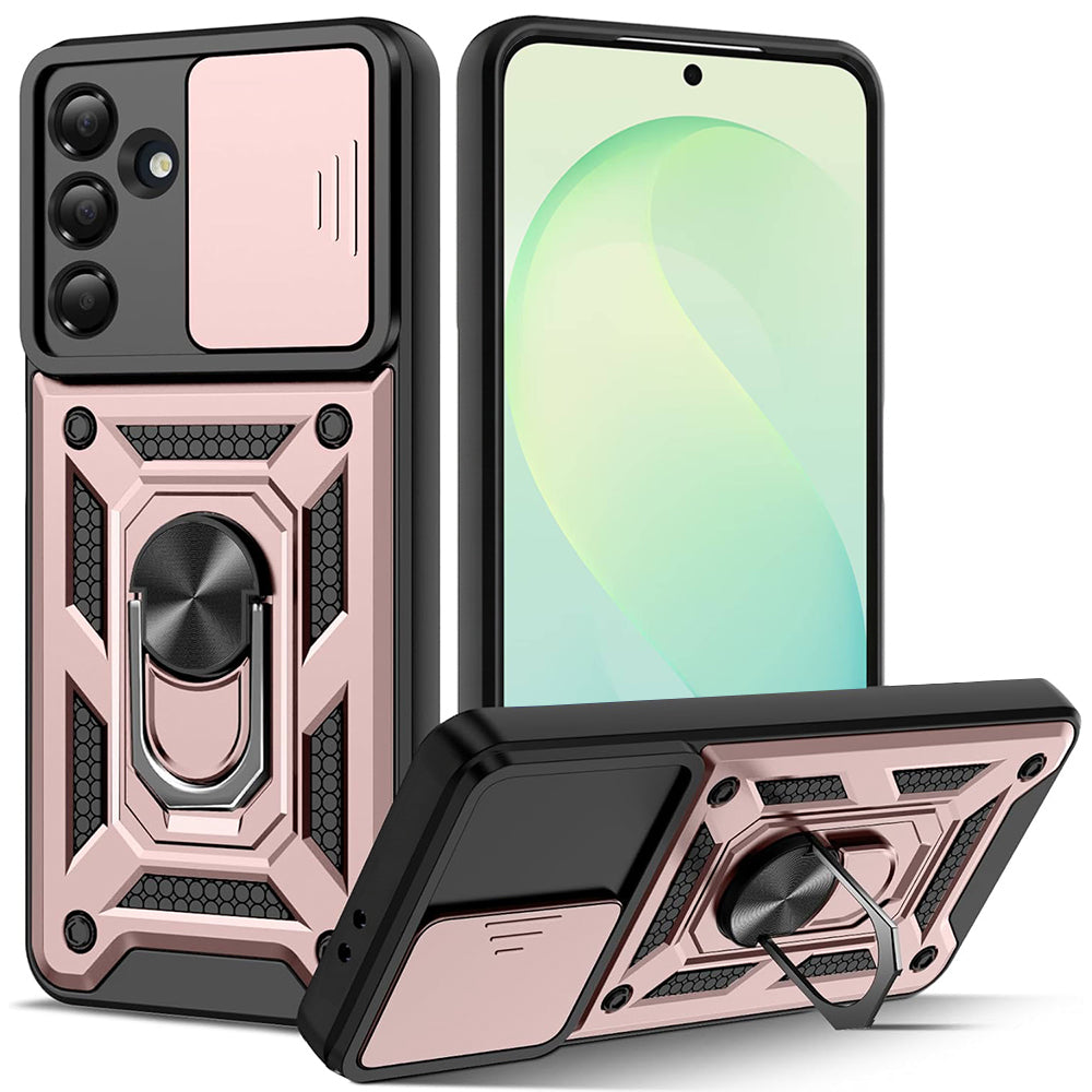 Pouzdro pro Samsung Galaxy S26 FE S741 / S25 FE, Techsuit, CamShield, růžově zlaté