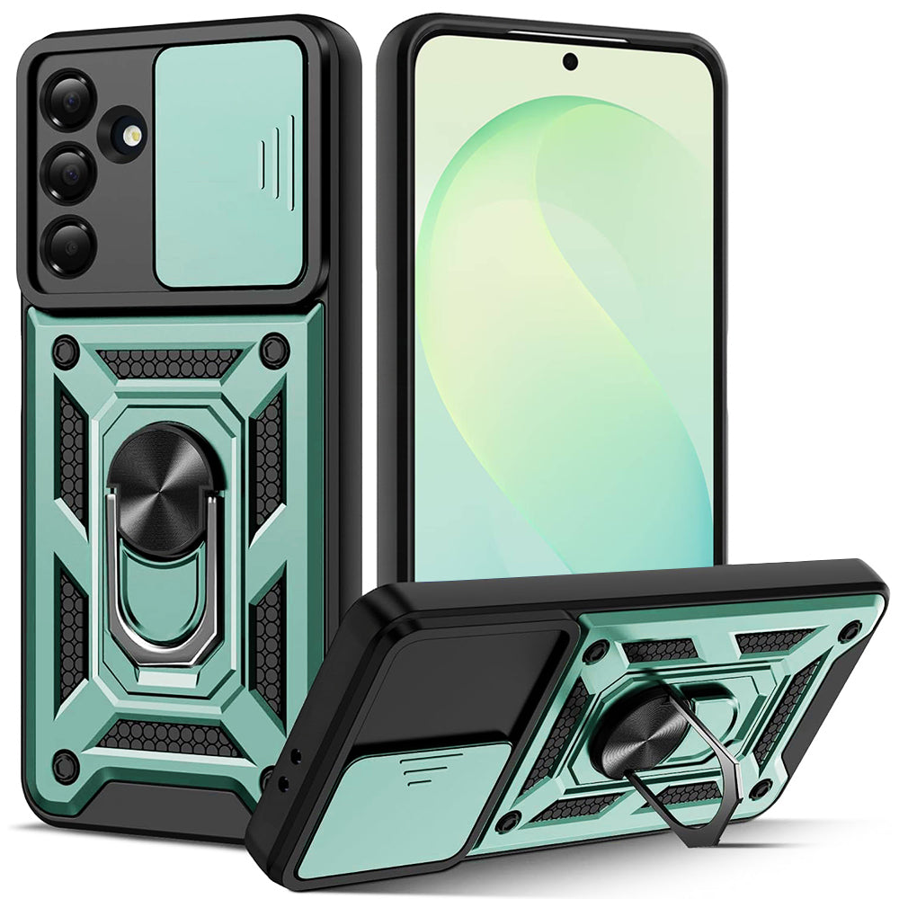 Pouzdro pro Samsung Galaxy S26 FE S741 / S25 FE, Techsuit, CamShield, zelené
