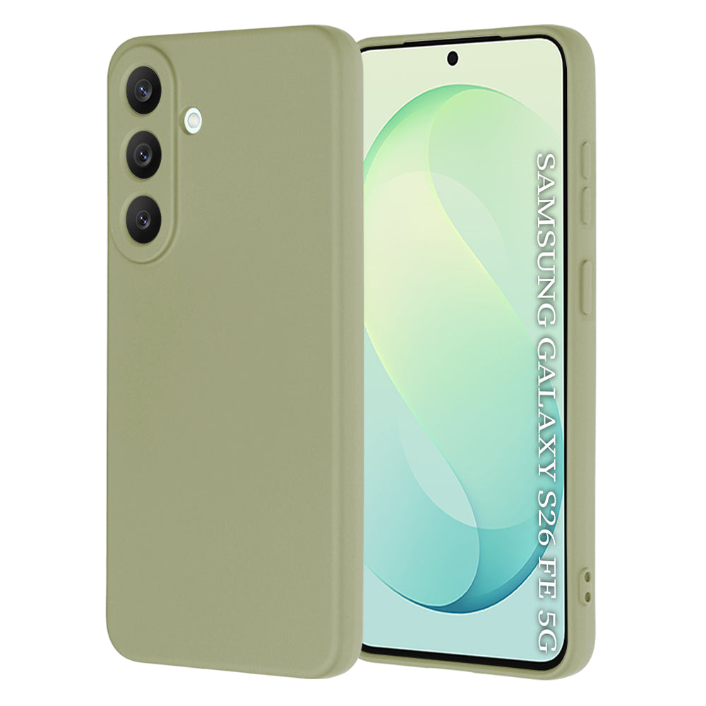 Pouzdro pro Samsung Galaxy S26 FE S741 / S25 FE, Techsuit, SoftFlex, Matcha