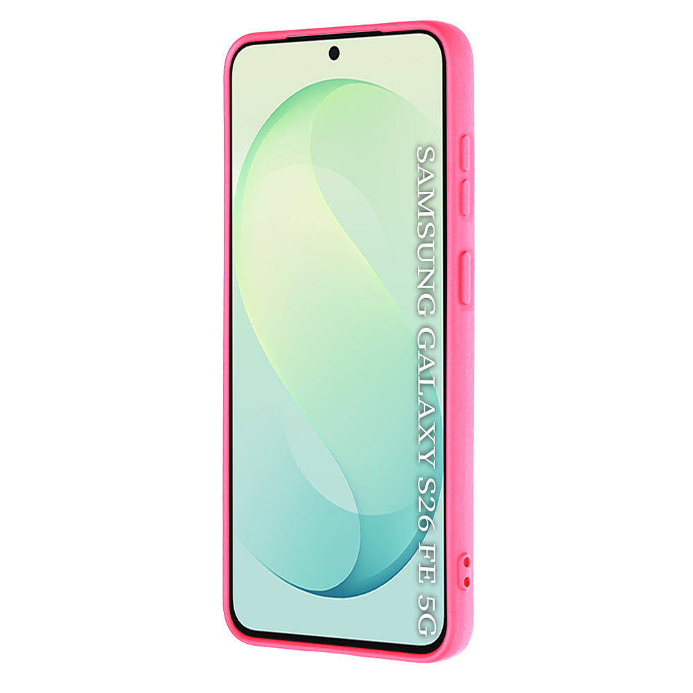 Case for Samsung Galaxy S26 FE S741 / S25 FE, Techsuit, SoftFlex, Dark Pink