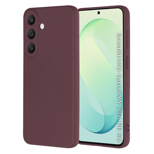 Pouzdro pro Samsung Galaxy S26 FE S741 / S25 FE, Techsuit, SoftFlex, vínové