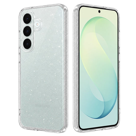 Pouzdro pro Samsung Galaxy S26 FE S741 / S25 FE, Techsuit, SparkleSkin, průhledné