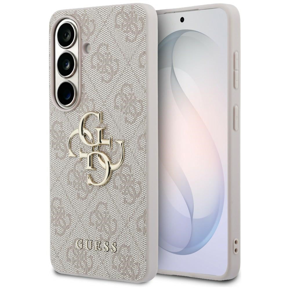 Pouzdro pro Samsung Galaxy S26 S942, Guess, 4G Big Logo, Růžové