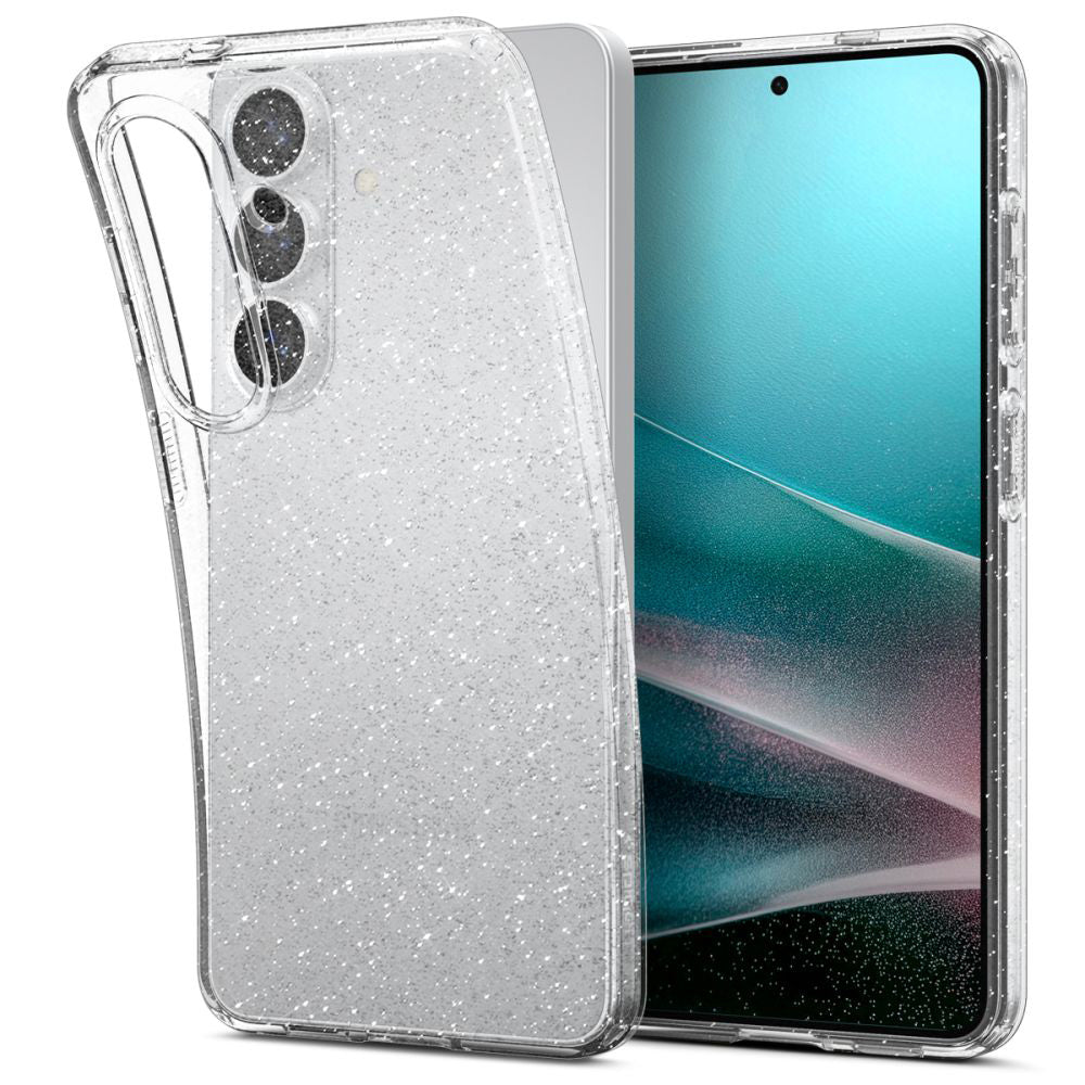 Pouzdro pro Samsung Galaxy S26 Plus S947, Spigen, Liquid Crystal Glitter, Transparentní ACS10703