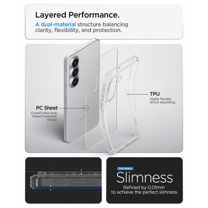 Pouzdro pro Samsung Galaxy S26 Plus S947, Spigen, Ultra Hybrid, Transparentní ACS10707