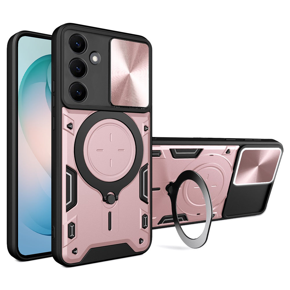 Pouzdro pro Samsung Galaxy S26 Plus, Techsuit, CamGuard Pro, Růžové Zlato