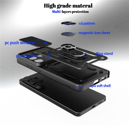 Case for Samsung Galaxy S26 Plus, Techsuit, CamShield, Blue